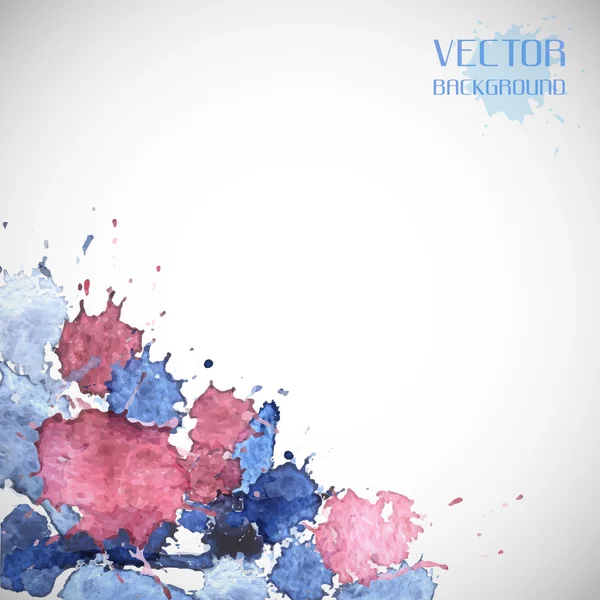 Aquarell-Vektor Hintergrund — Stockvektor