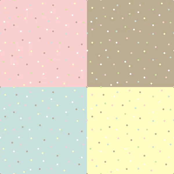 Sensibilité sans couture fond à pois — Image vectorielle