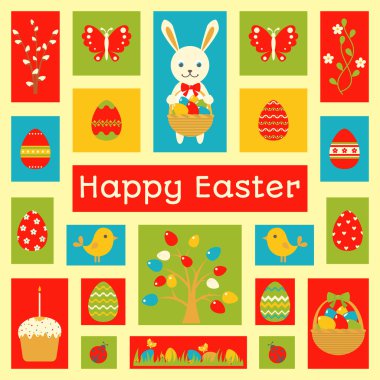 easter eleman tebrik kartı