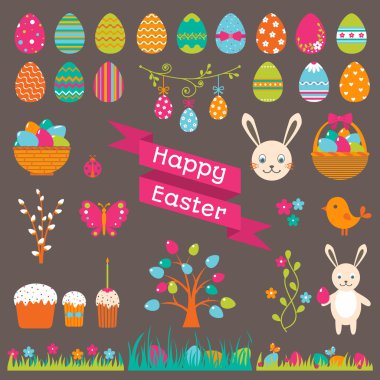 Paskalya düz öğeleri kümesi