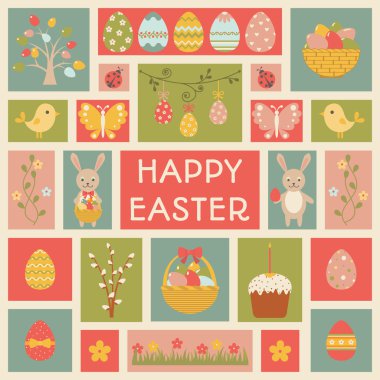 easter eleman tebrik kartı.