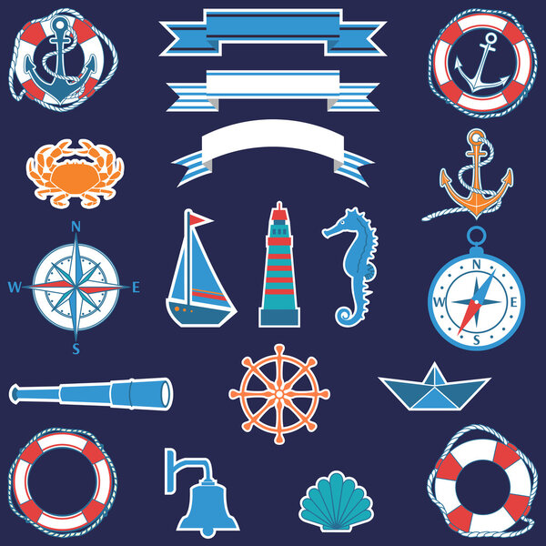 Flat marine set