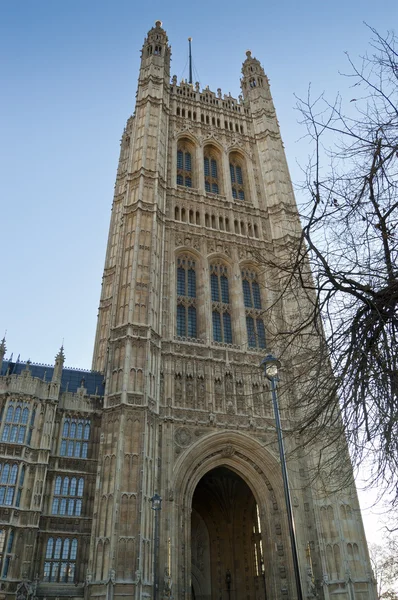 Victoria Tower, Palacio de Westminster, Londres — Foto de Stock