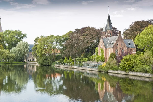 The Minnewater, Brugges — Stock Photo, Image