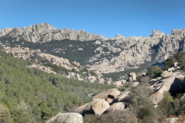 Utsikt över la pedriza, madrid, Spanien. — Stockfoto