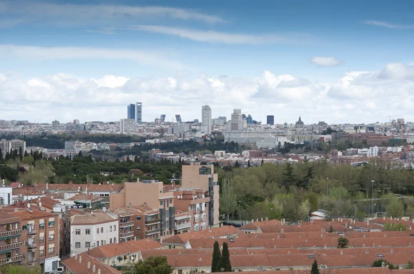 View of Madrid City — стоковое фото