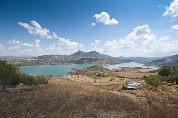 Zahara de los Atunes el gastor reservoir — Stockfoto