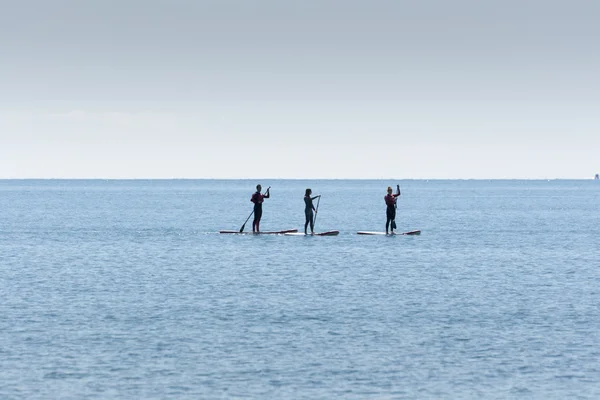 Leren surfen. — Stockfoto