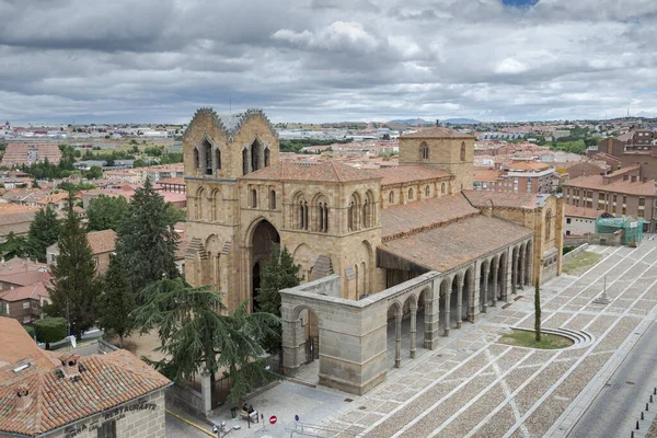 San Vicente Bazilikası Katolik Bir Kilisedir Ülkedeki Romanca Mimarinin Iyi — Stok fotoğraf