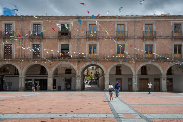 Avila Spain June 2021 Views Mercado Chico Square Famous Place — Stock Photo, Image