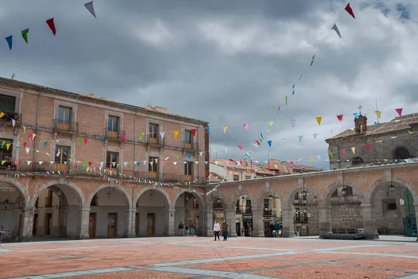 Avila Spain June 2021 Views Mercado Chico Square Famous Place — Stock Photo, Image