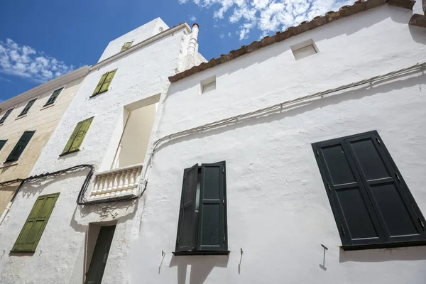 Traditionele Architectuur Alaior Een Kleine Stad Menorca Balearen Spanje — Stockfoto