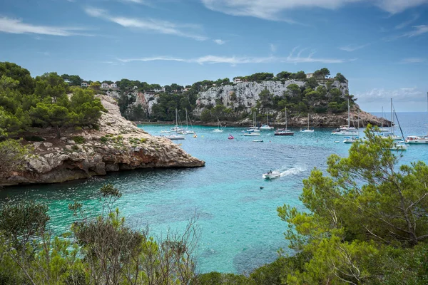 Cala Galdana Spanya Nın Menorca Eyaletinin Ciutadella Menorca Ilçesine Bağlı — Stok fotoğraf
