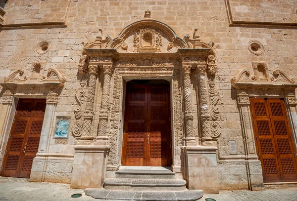 Ciutadella Menorca Espagne Août 2021 Devant Ancienne Église Roser Actuellement — Photo