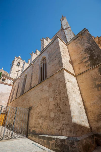 Katedra Santa Maria Ciutadella Ciutadella Menorca Baleary Hiszpania — Zdjęcie stockowe