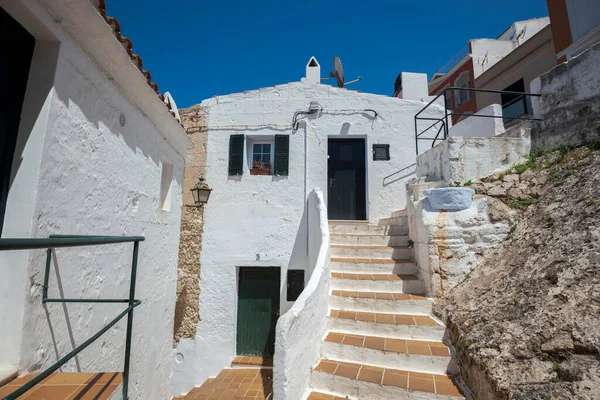 Traditional Buildings City Ciutadella Menorca Balearic Islands Spain — Stock Photo, Image