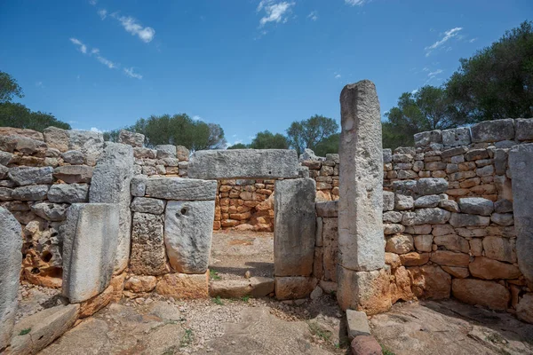 Torre Galmes Insediamento Talaiotico Questa Città Sviluppò Dall Inizio Dell — Foto Stock