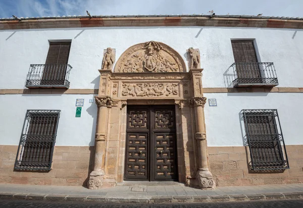 Almagro Španělsko Října 2021 Portál Juana Jurena Patřila Paláci Juana — Stock fotografie