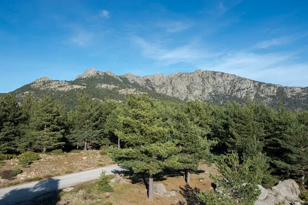 Veduta Delle Montagne Guadarrama Dal Belvedere Vicente Aleixandre Nella Valle — Foto Stock