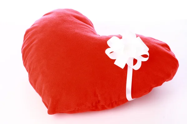 Červená Valentýnská srdce — Stock fotografie