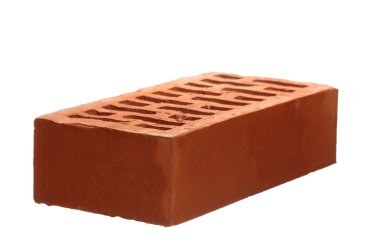 baksteen geïsoleerd op wit