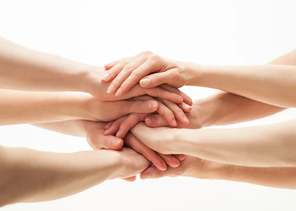 Grupo de manos — Foto de Stock