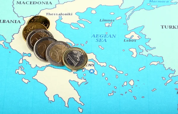 Europe helps Greece — Stock Photo, Image