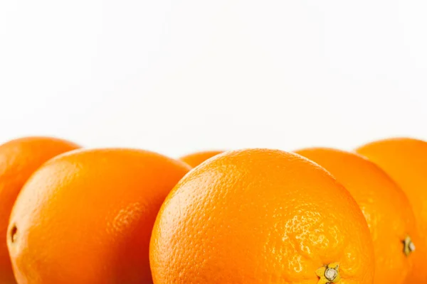 Färska apelsiner, kopia utrymme — Stockfoto