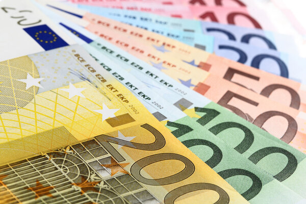 Euro banknotes (fan)