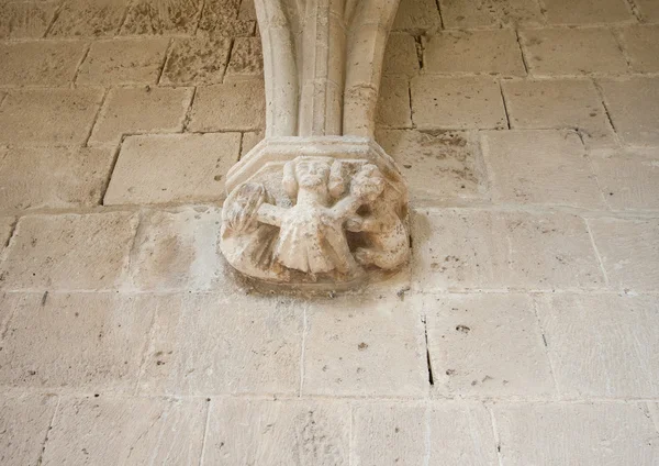 Detaljer för inredning av bellapais abbey — Stockfoto