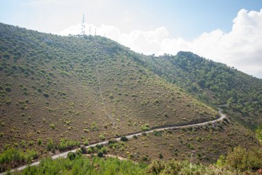In mountains