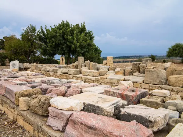塞浦路斯古城遗址 — 图库照片