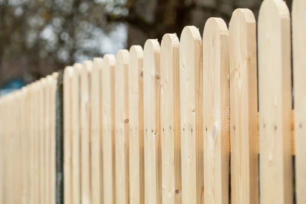 Houten hek — Stockfoto