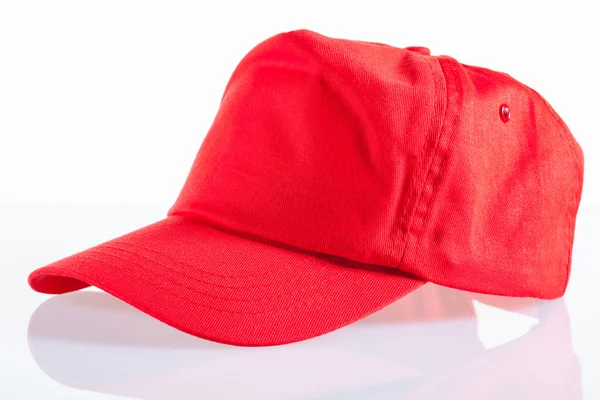 Red baseball cap — Stock Photo, Image