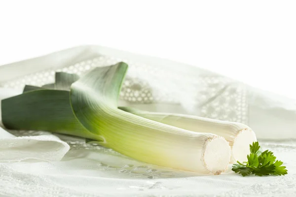 Leek and parsley — Stock Photo, Image