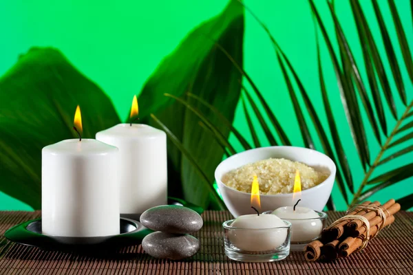 Aromatherapie en spa samenstelling — Stockfoto