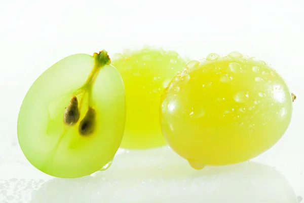 Uvas verdes suculentas — Fotografia de Stock