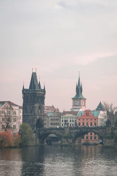 Vue sur le pont Charles, Prague — Photo