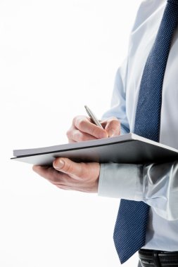 bir sözleşme imzalamadan işadamı