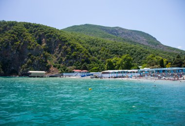 Karadeniz ve dağların muhteşem manzara