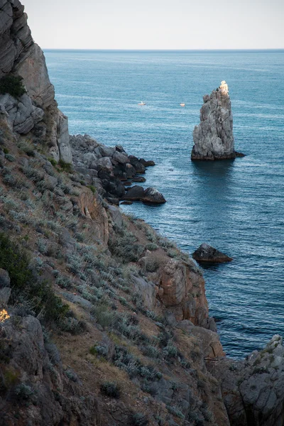 Sea and mountains in Crimea — Stock Photo, Image