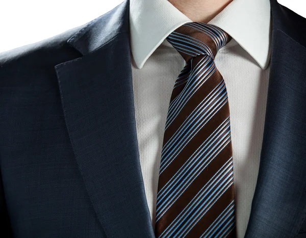 Elegant businessman wearing formal suit and tie — Stock Photo, Image