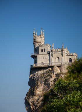 Yalta tanınmış kale kırlangıç yuvaya