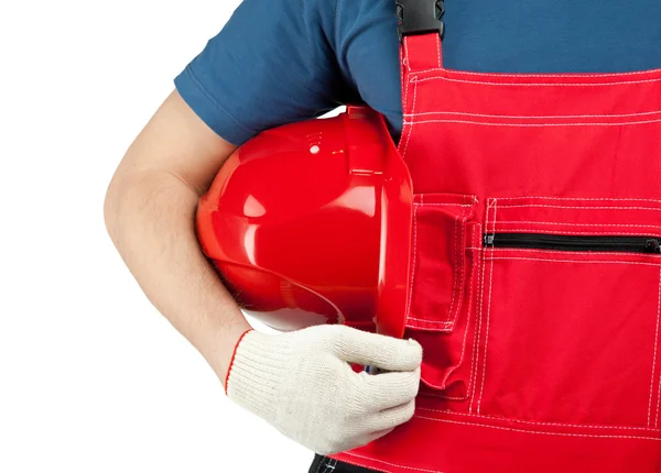 Industrial worker in uniform — Stock Photo, Image