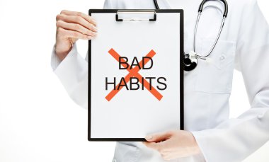 sağlıksız alışkanlıklarını terk etmek için tavsiye doktor
