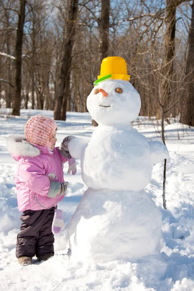 Boneco de neve — Fotografia de Stock