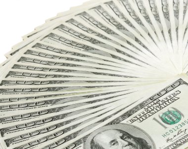 fan bir dolarlık banknot