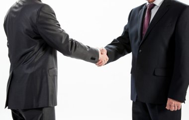 İşadamları el sallamak