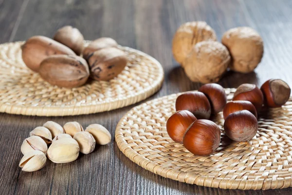 Nuts assortment — Stock Photo, Image