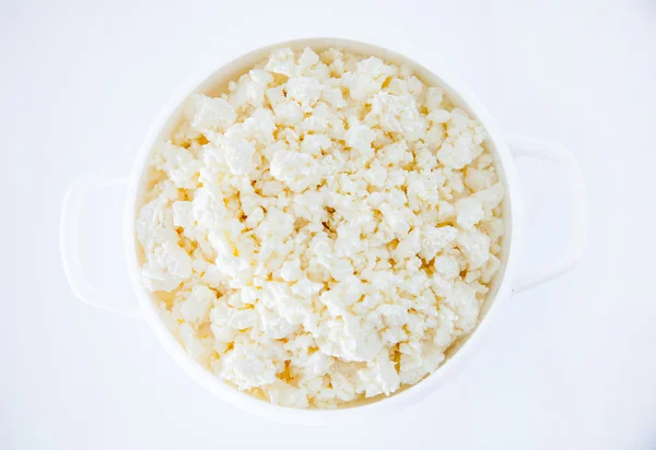 Fresh cottage cheese — Stock Photo, Image